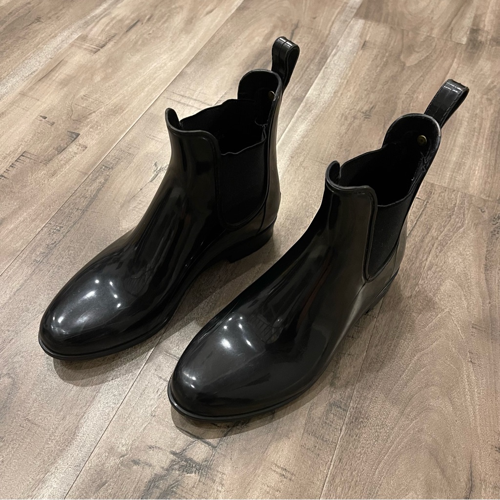 Sam Edelman | Tinsley Chelsea Rubber Rainboots | Black | Size 6